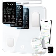 Arboleaf 8-Electrode Body Fat Scale, High Precision Analyzer Tracks 50+ Metrics, Scale for Body Weight, with BMI, Body Fat, Muscle Mass, Full Body Composition Analyzer