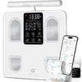 thumbnail image 1 of arboleaf 8-Electrode Body Fat Scale, High Precision Analyzer Tracks 50+ Metrics – Game Day Health for Athletes & Soccer Fans, Father's Day Gift for Dad, 1 of 11