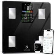 Arboleaf Smart Scale for Body Weight, 14 Body Composition Metrics (BMI/Body Fat/Muscle Mass), Bluetooth App Sync, 11.8"