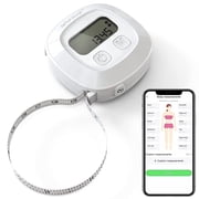 Arboleaf Smart Body Measuring Tape - Digital Fitness Tracker, Easy To Read - 60 In, White