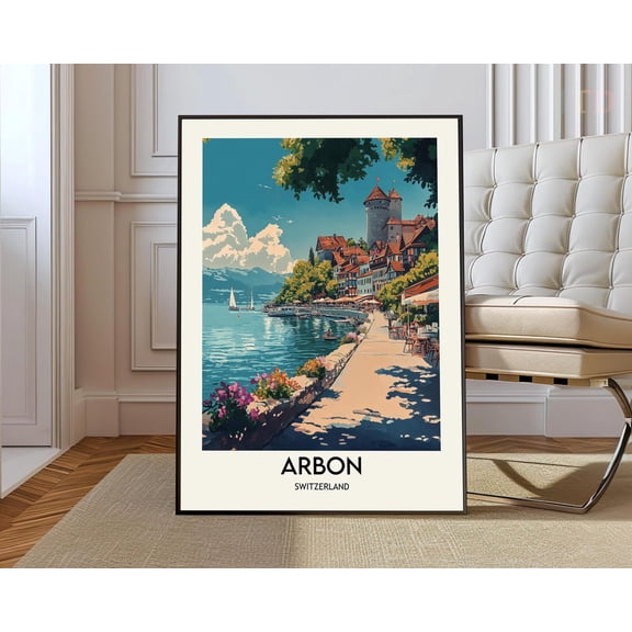 Arbon Lake Constance Poster Unframed Paper Print