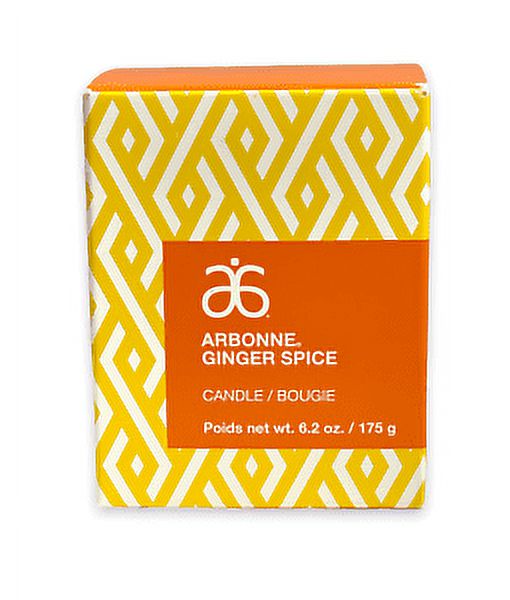 Arbonne Ginger Spice Candle 6.2oz./175g In Box