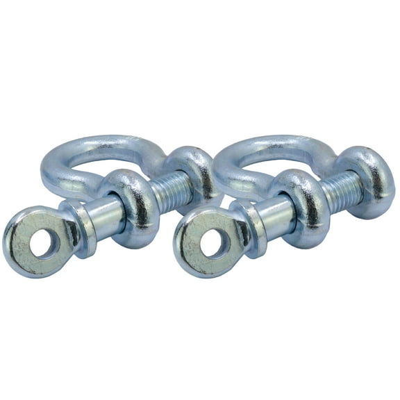 Arbor King 2 Pack 5/8" Screw Pin Shackle Anchor D Ring Clevis for Chain, Cable, Rope, Towing, Rigging, Hauling, Lifting