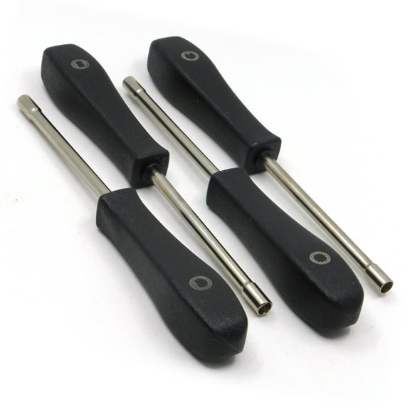 Arbor King 4 Pack of Carburetor Adjustment Tools - Pacman, 21 T Splined, Single D and Double D for 2 Cycle Handheld Power Equipment