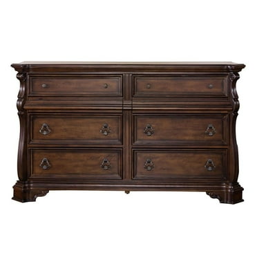 Arbor Place Dark Brown 8 Drawer Double Dresser