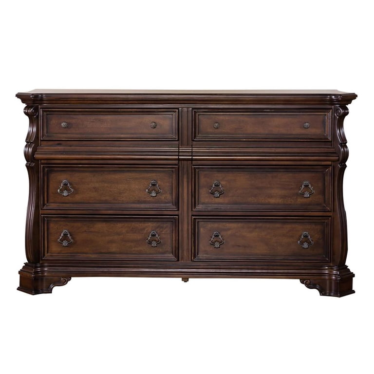 dark brown dresser walmart Arbor Place 8 Drawer Double drawer dresser is as