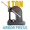 thumbnail image 1 of Arbor Press, 1 Ton Desktop Manual Press, Maximum Height 5.5 Inch Cast Iron Heavy-duty Press for Stamping, Black, 1 of 6