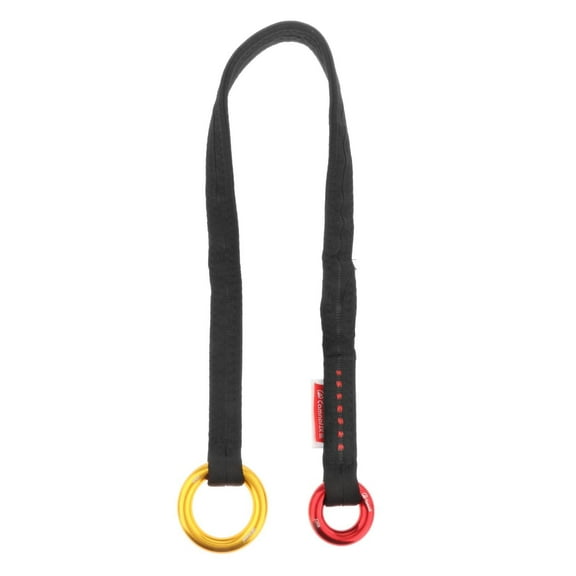 Arborist Friction Saver Retrievable Anchor Loop Gear Equipment Heavy Duty Camp Cambium Saver for Rock Climbing Hiking Mountaineering , Black 120cm