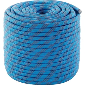 Arborist Rigging Rope Bull Rope, 1/2 Inch Outdoor 48 Strands Polyester Static Climbing Rope for Rappelling Tree Work Swing Rescue Safety Escape Hiking Camping Mountaineering Caving