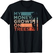 Arborist Tree Climbing Logging My Money Grows On Trres Gift Unisex T-Shirt