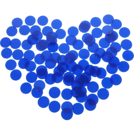 Arborister 100 Blue Plastic Counters for Math & Poker Games