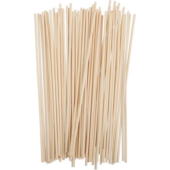 Arborister 100pcs Natural Rattan Wood Sticks for Aroma Diffuser