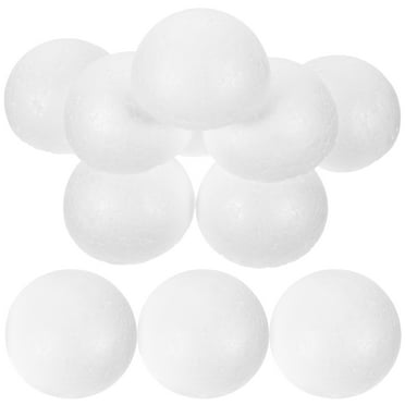 Arborister 100pcs Smooth Round Polystyrene Balls 4cm for DIY Craft & Wedding Decoration