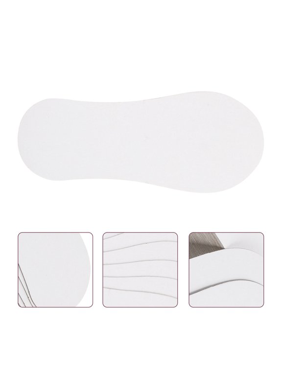 100Pcs Low Cut Socks Organizer White Paperboard for Neat Storage
