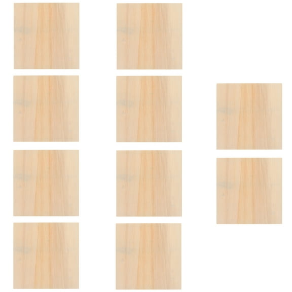 Arborister 10Pcs Wood Cradled Canvas Panels for Painting DIY Projects
