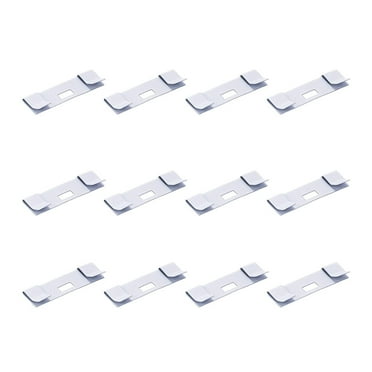 Arborister 12pcs Vertical Blind Repair Tabs Metal Replacement Slats Window Treatments