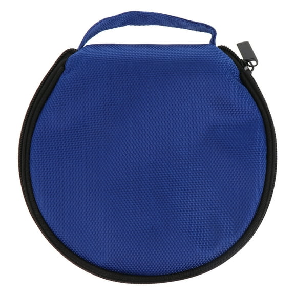 Arborister 20-Disc Capacity Blue Cloth Zipper Bag for VCDs and DVDs