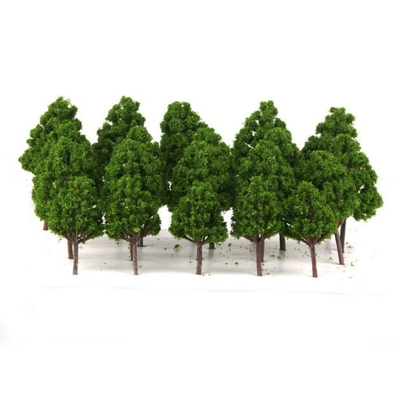 Arborister 20pcs Miniature Model Trees for DIY Craft Scenery
