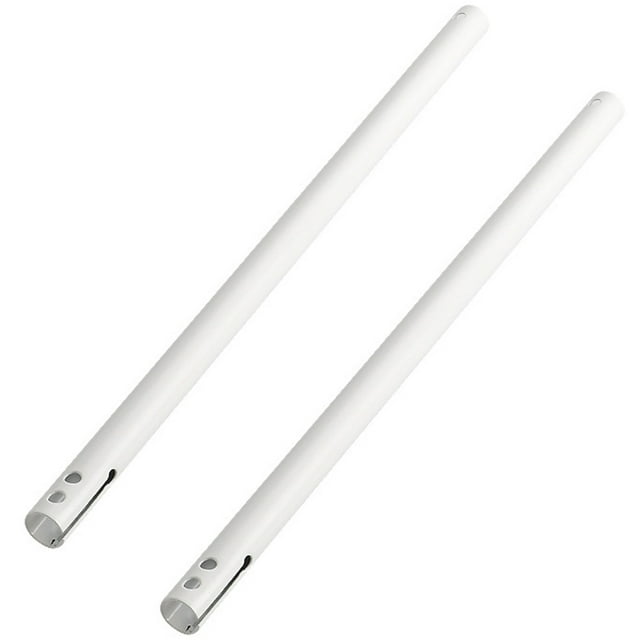 Arborister 2pcs Ceiling Fan Extension Rods Long Extension Downrod Replacements Pole for Ceiling