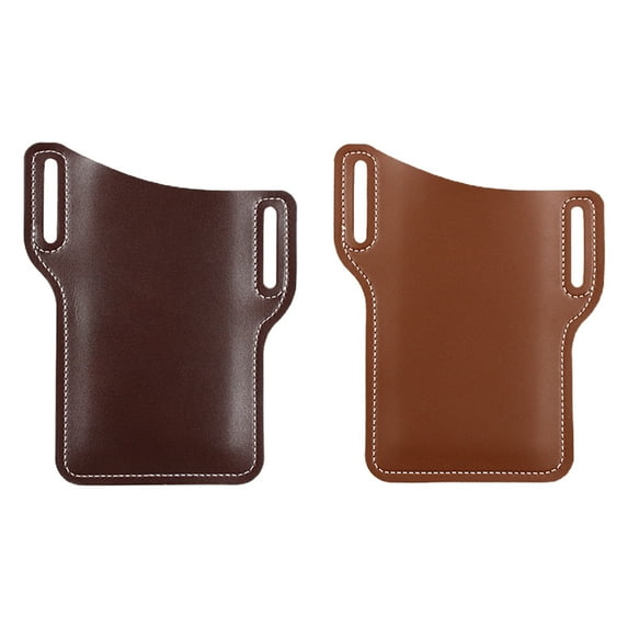 Arborister 2pcs PU Leather Phone Holster with Belt - Mixed Color Men'