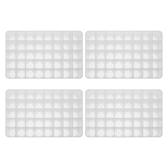 Arborister 40-Hole White Desk Pen Holder Tray Organizer for Countertop