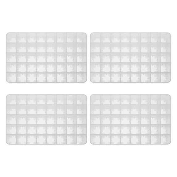 Arborister 40-Hole White Desk Pen Holder Tray Organizer for Countertop