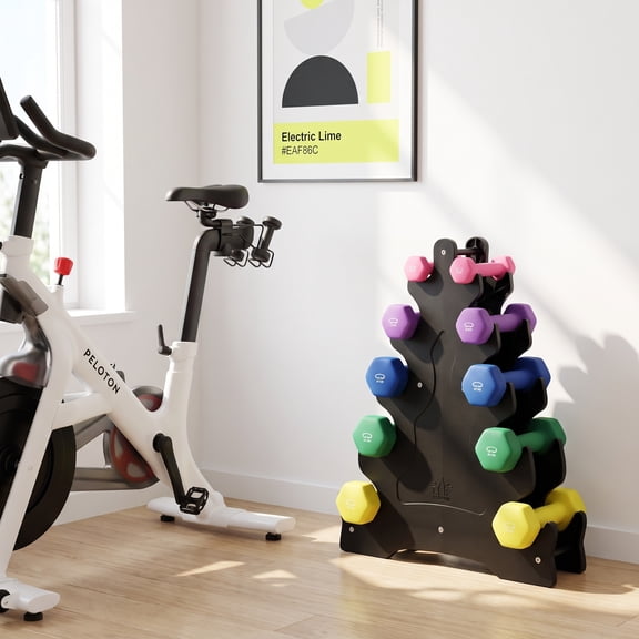 Arborister 5-Tier Dumbbell Storage Stand for Gym & Home