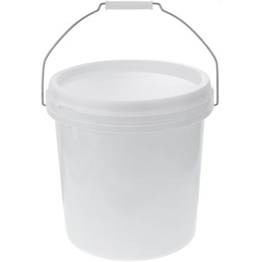 Arborister 8L Heavy Duty Plastic Bucket with Lid and Handle - Multi-Purpose Container