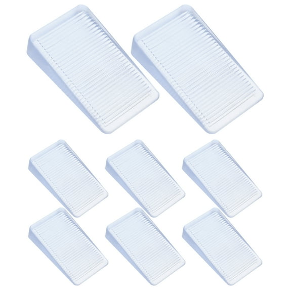 Creative Furniture Levelers 8pcs Table Shims for Home PVC Stabilize Uneven Furniture