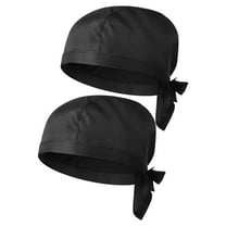 Arborister Black Chef Hats Kitchen Cooking Cap Restaurant Working Hats (Black)