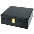 thumbnail image 1 of Arborister Cedar Humidor Wooden Travel Case Box Jewelry Organizer 17x15x6.5cm, 1 of 10