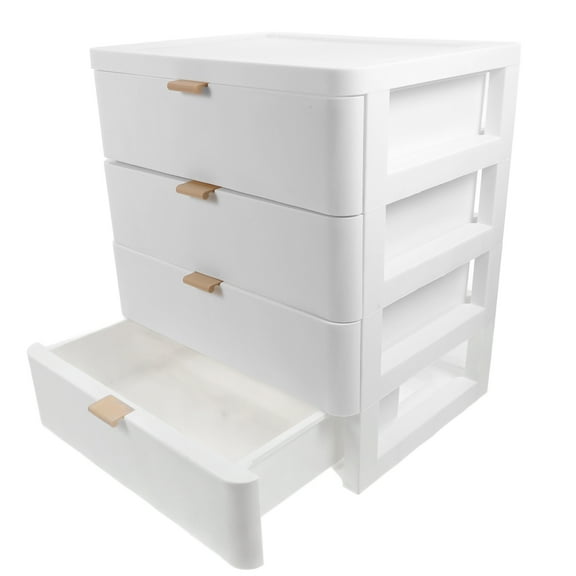 Arborister Compact Vanity Organizer Tabletop Storage Box - 4 Drawers
