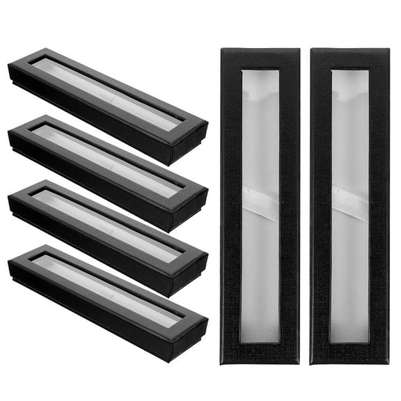 Arborister Empty Pen Gift Box 6Pcs Paper Ballpoint Pen Box Jewelry Collection Case