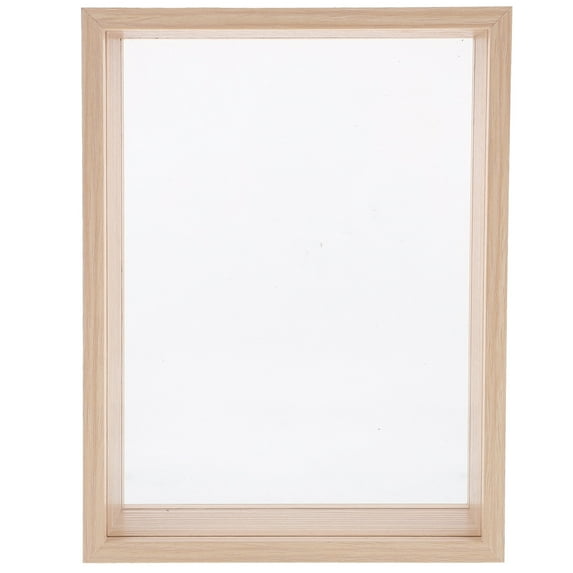 Arborister Shadow Box Frame Wooden Display Case for Memorabilia and Awards