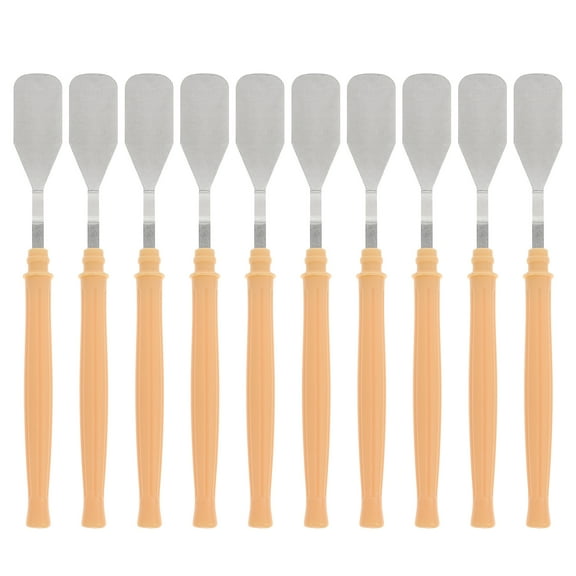 FRCOLOR 10Pcs Color Modulation Scraper Plastic Painting Tool for Easy Color Mixing Multi Color