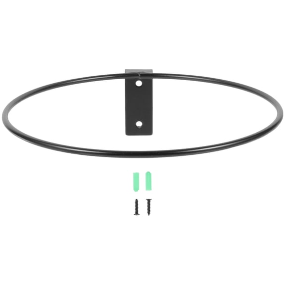 Arborister Wall Plant Holder Ring Flower Pot Stand Garden Rack Black 8in