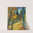 thumbnail image 1 of Arbres dans le jardin de l’asile (1889) - Vincent Van Gogh Artwork - livingroom bedroom office dining room - 8x12 - High Quality Wall Art Poster Print Decor - UNFRAMED, 1 of 1