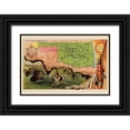 thumbnail image 1 of Arbuckle Brothers 24x17 Black Ornate Wood Framed with Double Matting Museum Art Print Titled - Oklahoma, 1 of 4