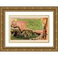 thumbnail image 1 of Arbuckle Brothers 24x17 Gold Ornate Wood Framed with Double Matting Museum Art Print Titled - Oklahoma, 1 of 4