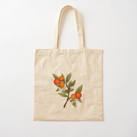 Arbutus Canvas Tote Bags, Reusable Shopping Bag