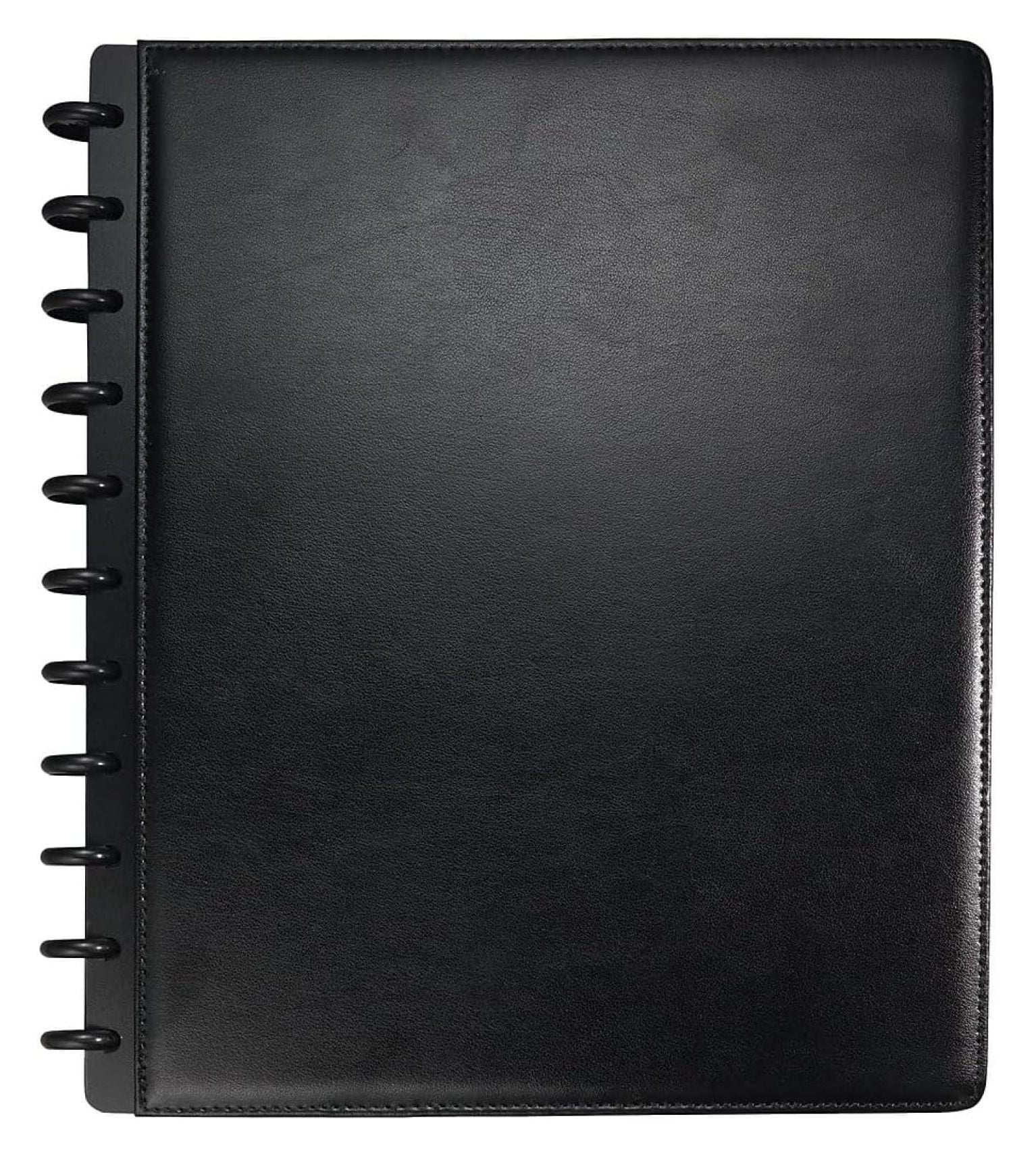 Arc Customizable Leather Notebook System, 8.5 x 11, Black 8-1/2 x 11