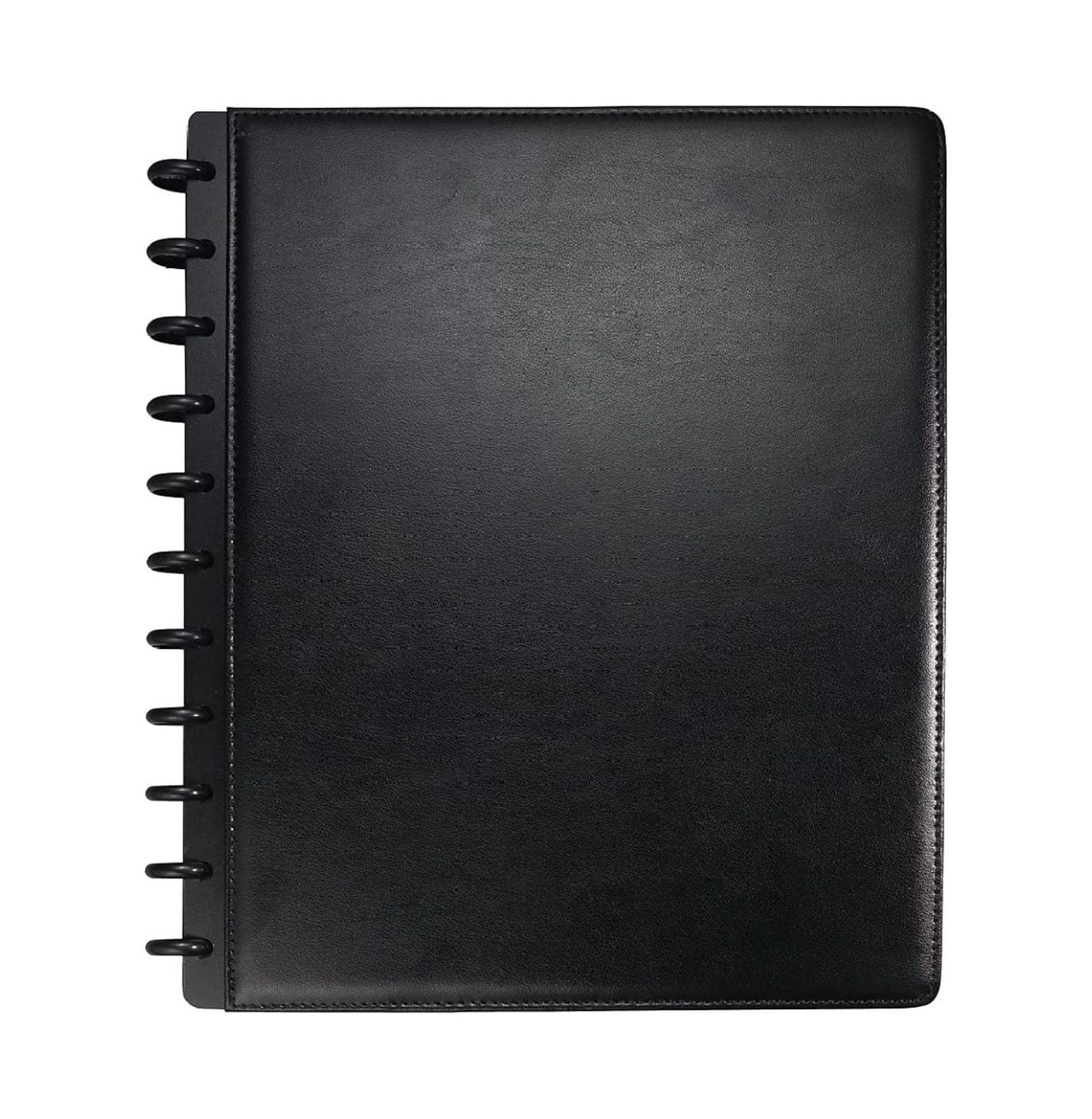 Arc Customizable Leather Notebook System, 8.5 x 11, Black