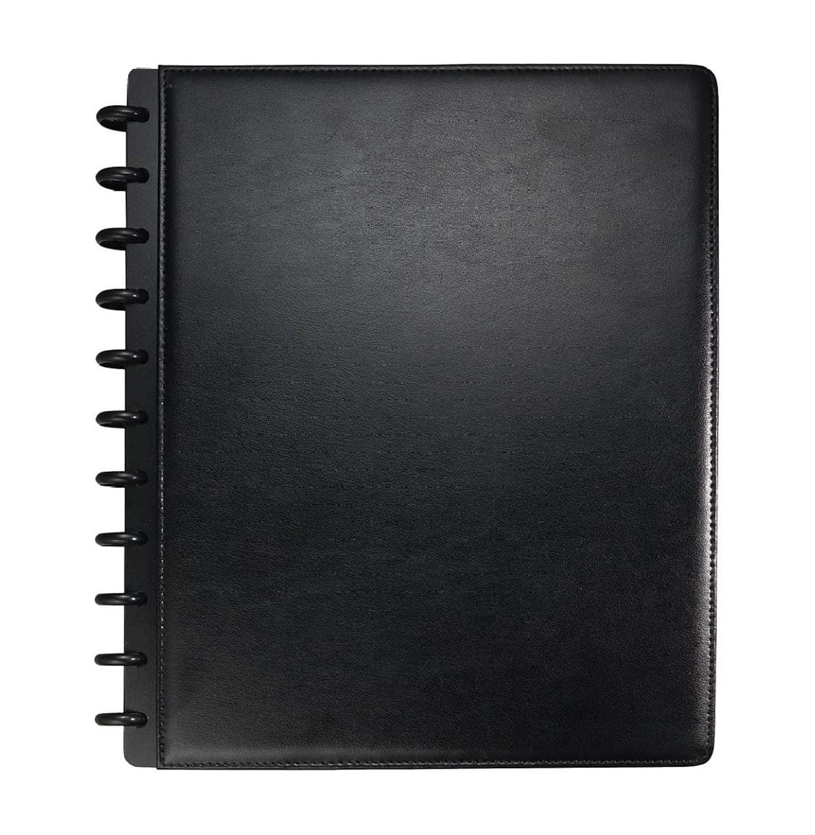 Arc Customizable Leather Notebook System, 8.5 x 11, Black