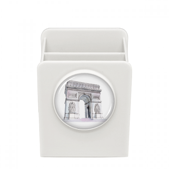 Arc De Triomph in Paris France Desk Pencil Holder Cup Pen Organizer