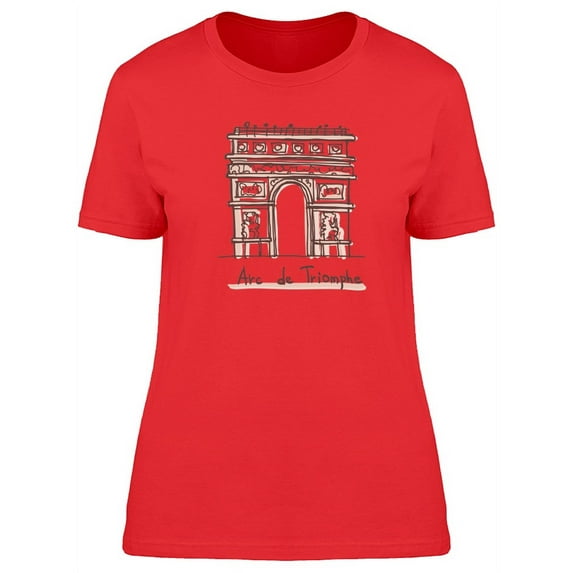 Arc De Triomphe T-Shirt Women -Image by Shutterstock, Female x-Large