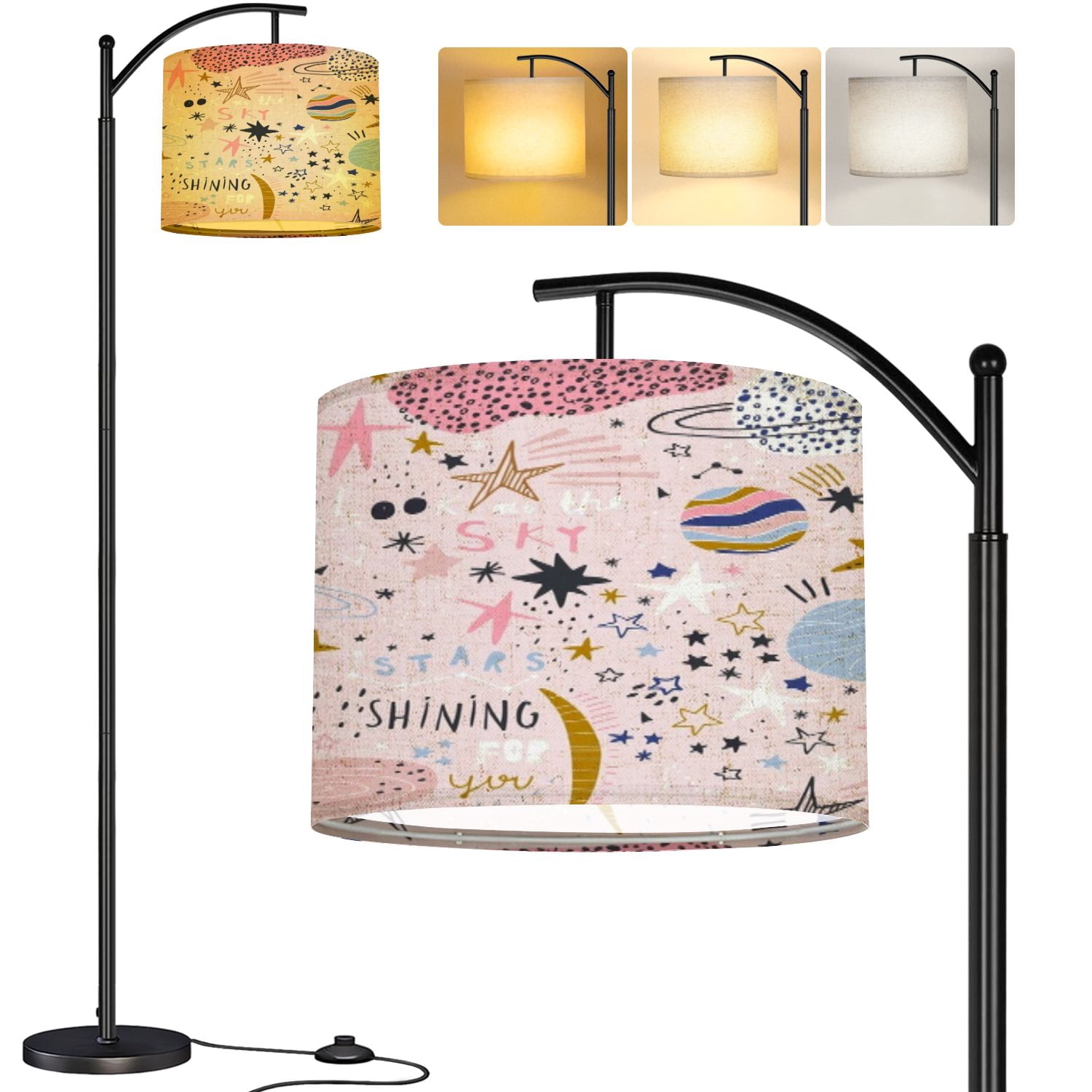 Arc Floor Lamp kids creative decoration universe cosmic galaxy ...