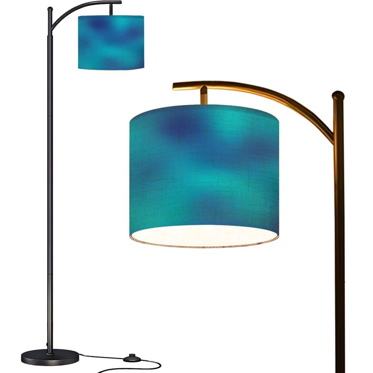 Teal Floor Lamp With Reading Light