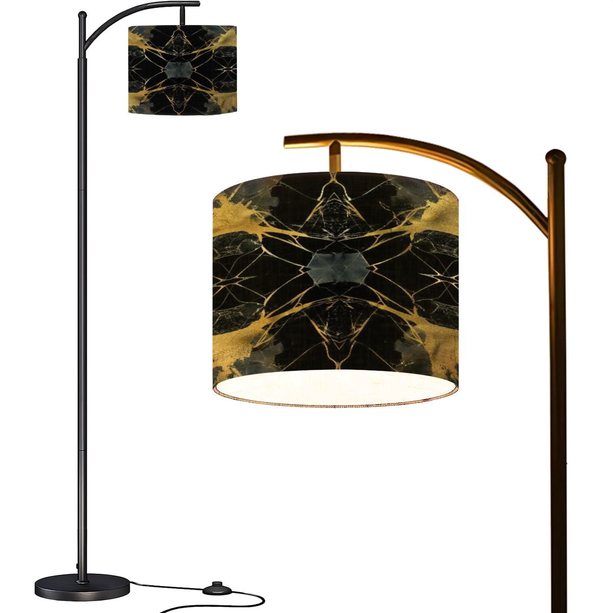 Illustration of Textured Floor Lamps For Compact Rooms