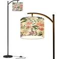 thumbnail image 1 of Arc Floor Lamps Seamless floral pattern Abstract beautiful flower pattern for fabric Modern LED Adjustable Lampshade Standing Light for Living Room Reading Bedroom Office, 1 of 5