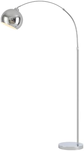 Arc Floor Lamps, Task Light Metal Dome lampshade Marble Base Adjustable ...
